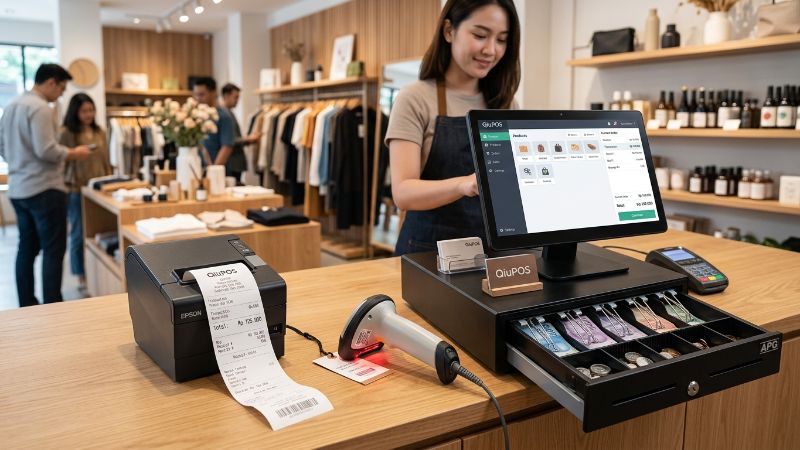 Panduan Lengkap Memilih Hardware Kasir: Printer Struk, Scanner, dan Cash Drawer